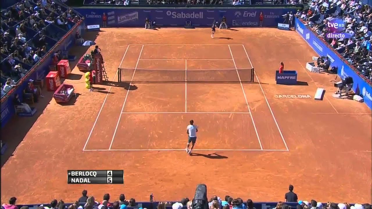 Nadal vs Berlocq Barcelona 500 R2 Highlights- HD