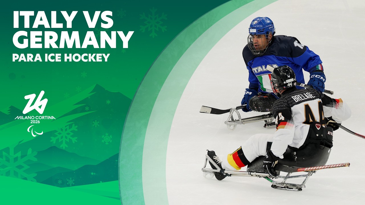 Italy 🇮🇹 vs 🇩🇪 Germany - Para Ice Hockey Classification Game 5–6 Full Match | Milano Cortina 2026