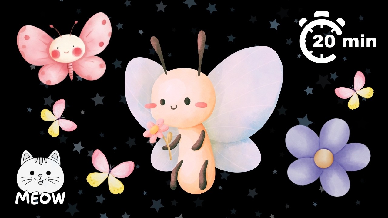 Calming Butterfly Garden Baby Sensory Adventure 🦋 Sensory Video for Relaxation
