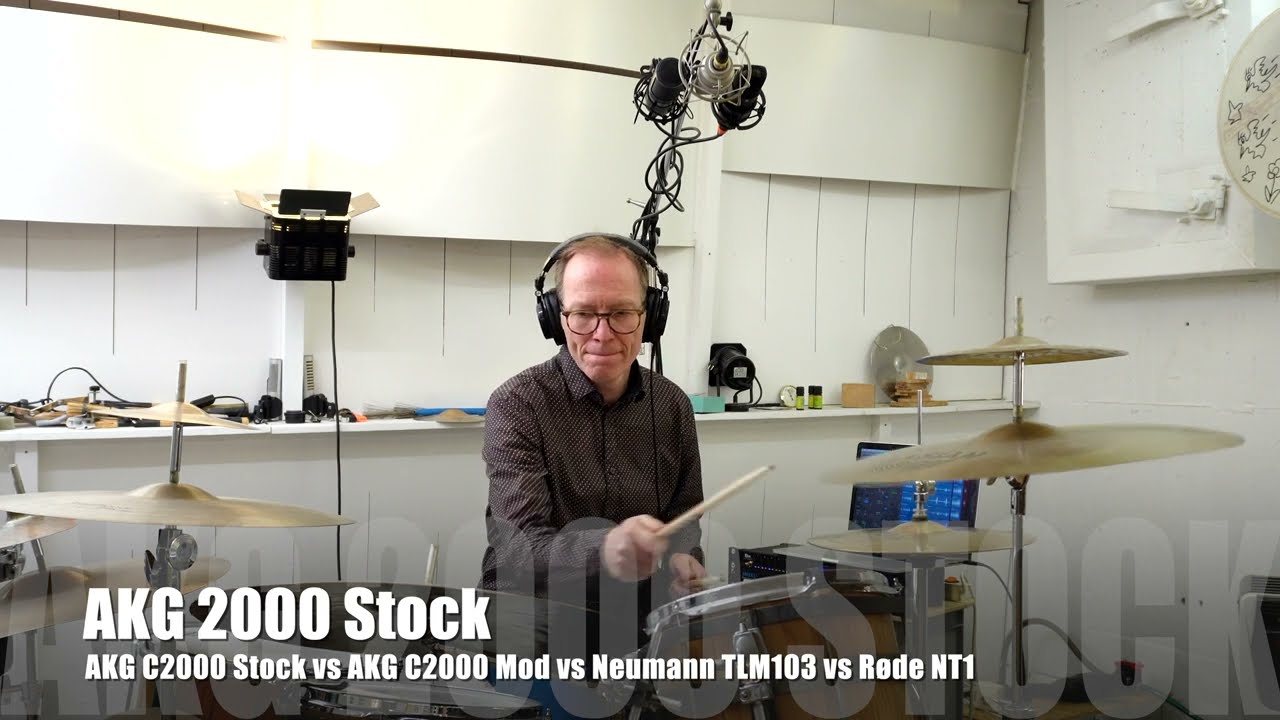 AKG C2000 Stock vs AKG C2000 Mod vs Neumann TLM103 vs R&oslash;de NT1