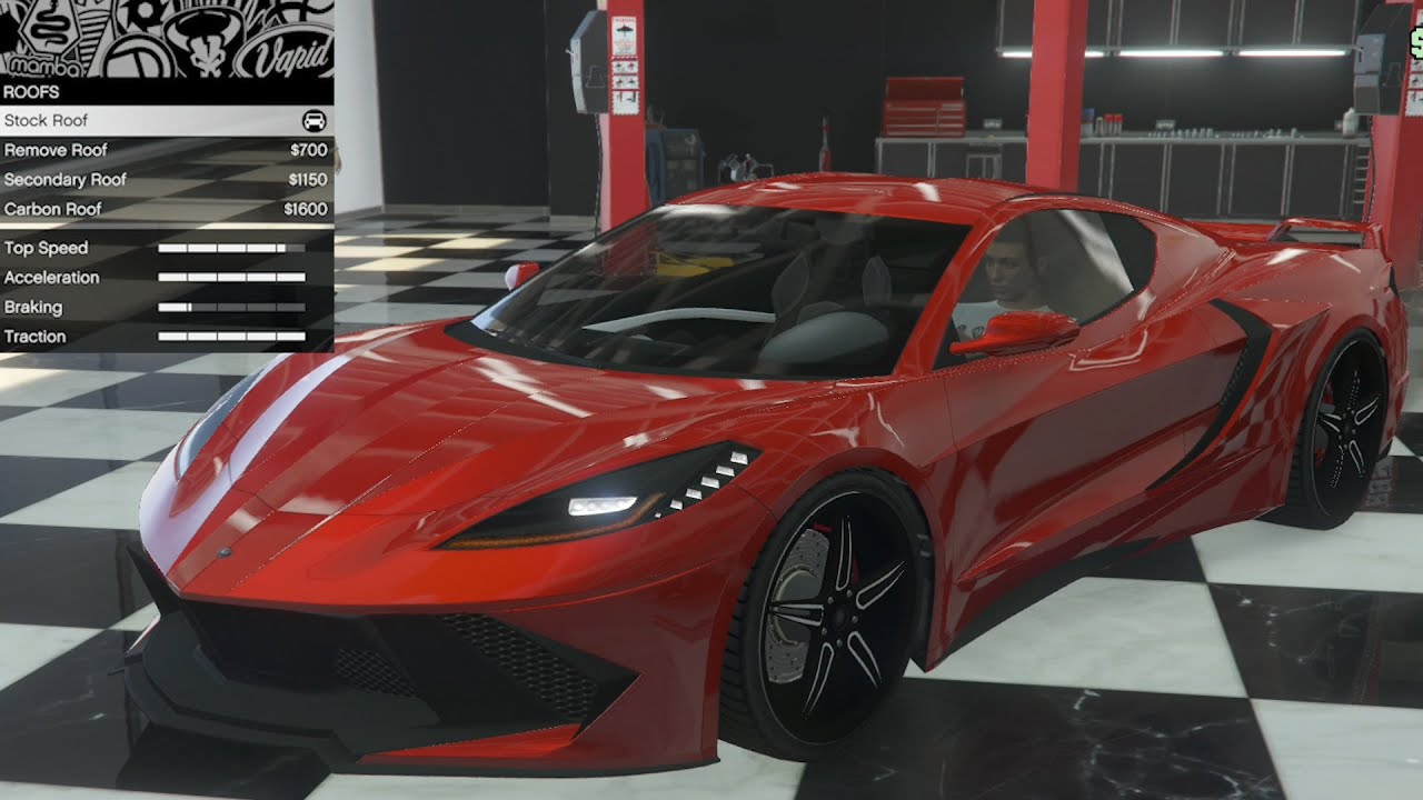 GTA 5 — DLC «Кастомизация транспортного средства» — Invetero D10 (Corvette C8) и обзор