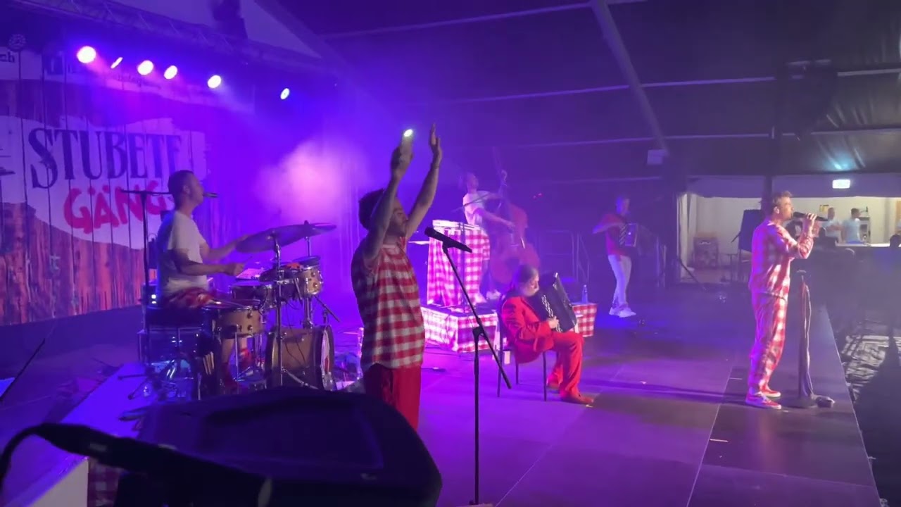 DJ letz fetz und Stubete Gäng am kantonales Turnfest Niederhelfenschwil.