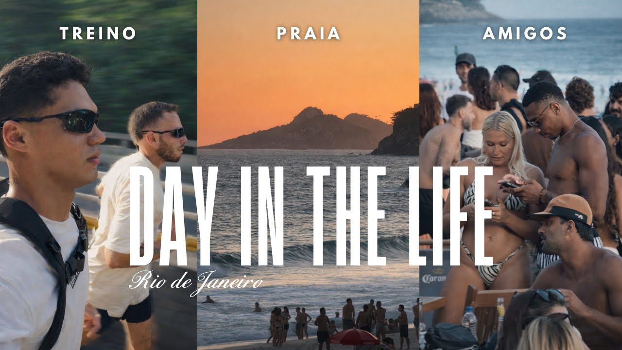 VIVENDO O PRIVIL&Eacute;GIO DE MORAR NO RIO DE JANEIRO , TREINO E P&Ocirc;R DO SOL EM SANCA - Day In The Life