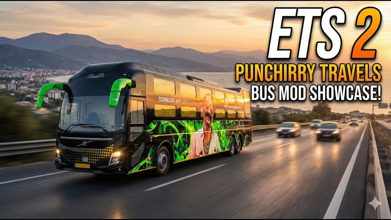 Punchiry Travels (RANGA EDITION) | New Volvo 9600s VECV Sleeper Bus | Crash |😢(Indian Bus Simulator)
