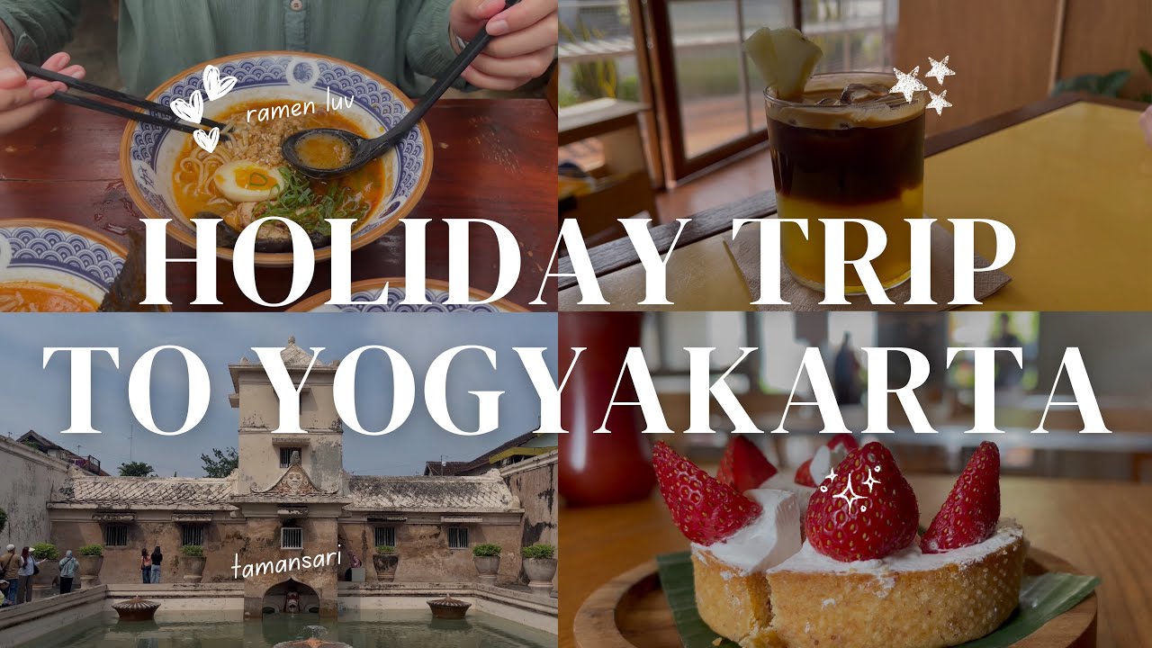 Holiday Trip to Yogyakarta #2 | Tamansari, Couvee, Roka Ramen | Food, Coffee, Pastries & Dessert 