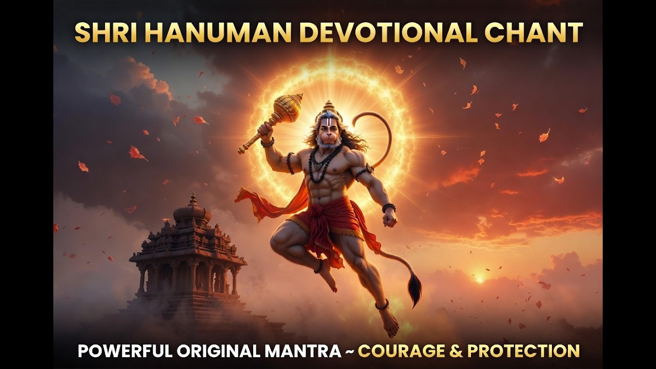 🔱 Shri Hanuman Devotional Chant | Powerful Original Hanuman Mantra for Courage & Protection 🙏