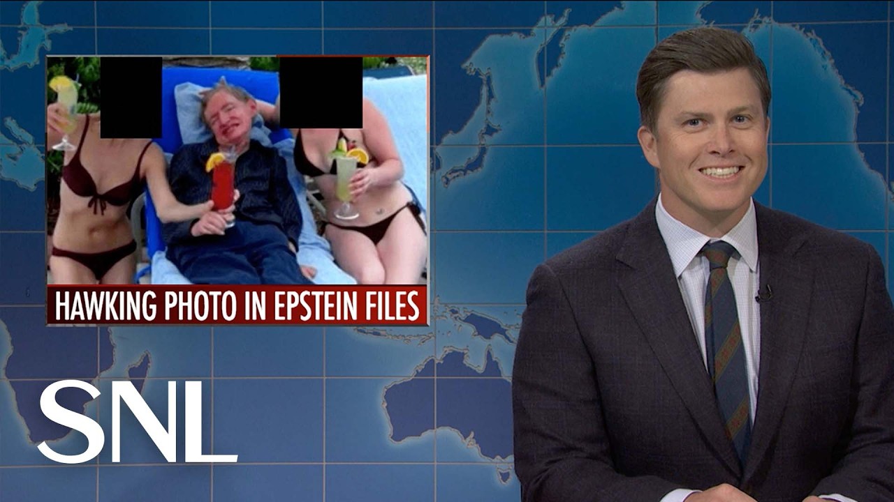 Weekend Update: Picture of Stephen Hawking in Epstein Files Goes Viral - SNL