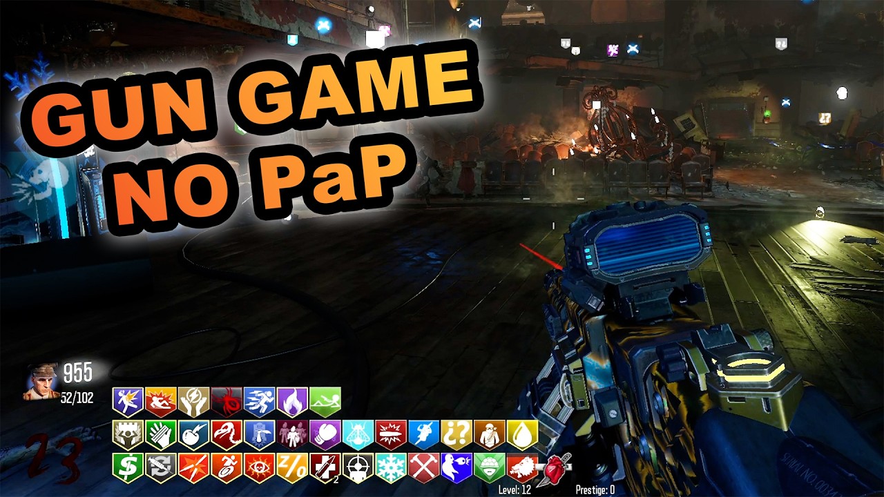 Gun Game on Kino Der Toten with 100+ Perks is CHAOS