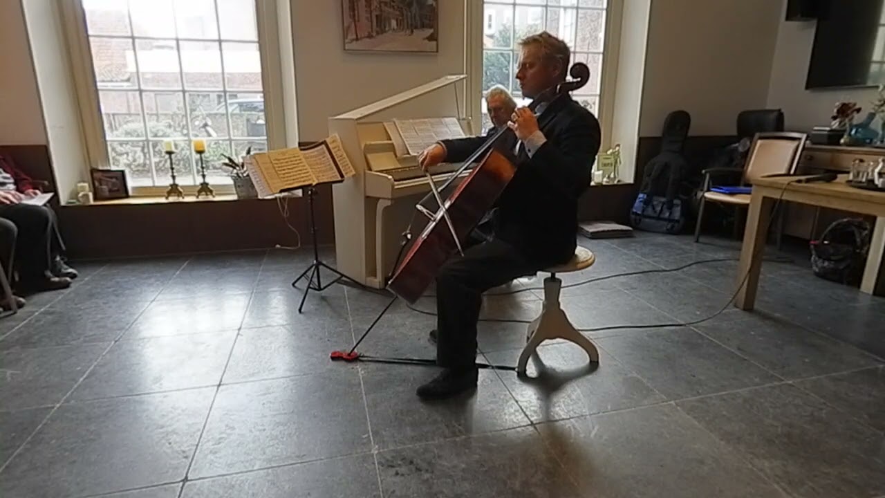 J.S. Bach- Arioso Ephraim, cello Paul de Boer, piano 