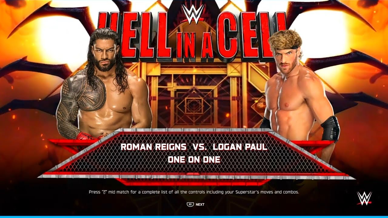 WWE 2K25: Roman Reigns vs Logan Paul - Full Match |