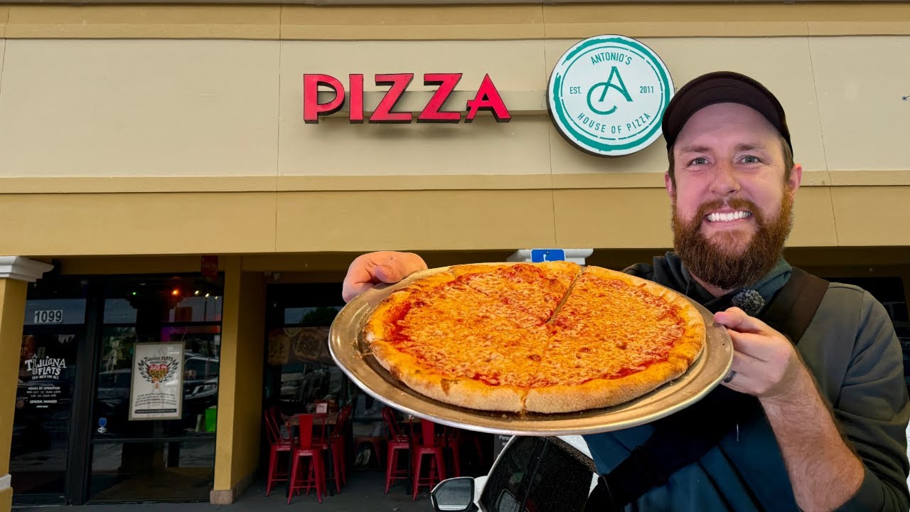 Мы попробовали пиццу в Antonio’s House of Pizza… и это было потрясающе!