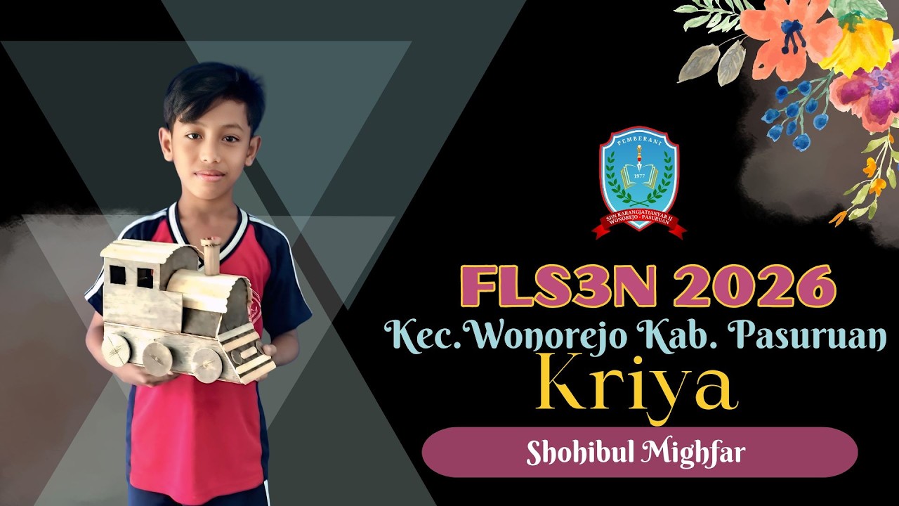LOMBA FLS3N KRIYA | MAINAN KERETA API | FAREL | SDN KARANGJATIANYAR 2
