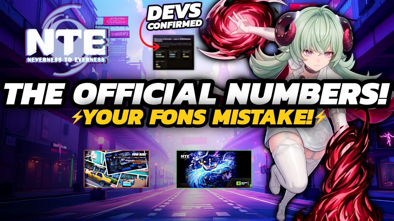 Neverness to Everness - Hotta's OFFICIAL 1.1 Numbers (And the Fons MISTAKE You're Making)