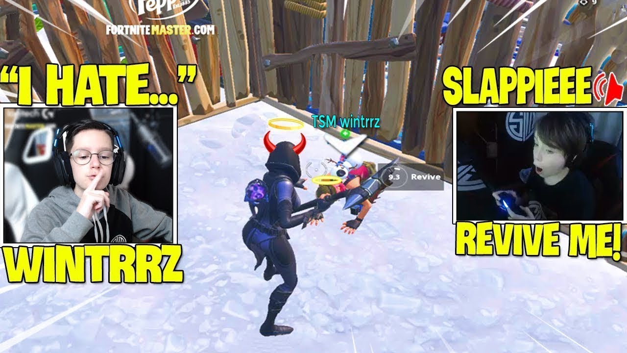 TSM Slappie Bullied Wintrrz & Trolling Him! | Fortnite Montage