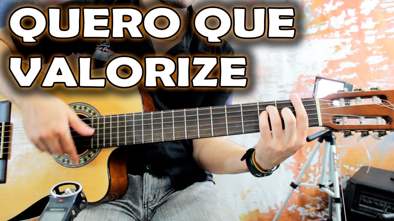 Aula de Violão Gospel - QUERO QUE VALORIZE corinho fácil
