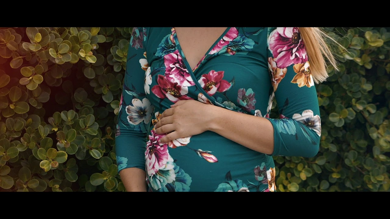 Maternity Clothes: Bettina Maternity Dress in Eden Floral