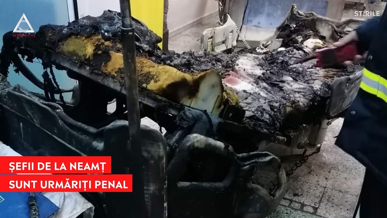Managerii Spitalului din Piatra Neamţ sunt urmăriţi penal în urma incendiului din secţia ATI