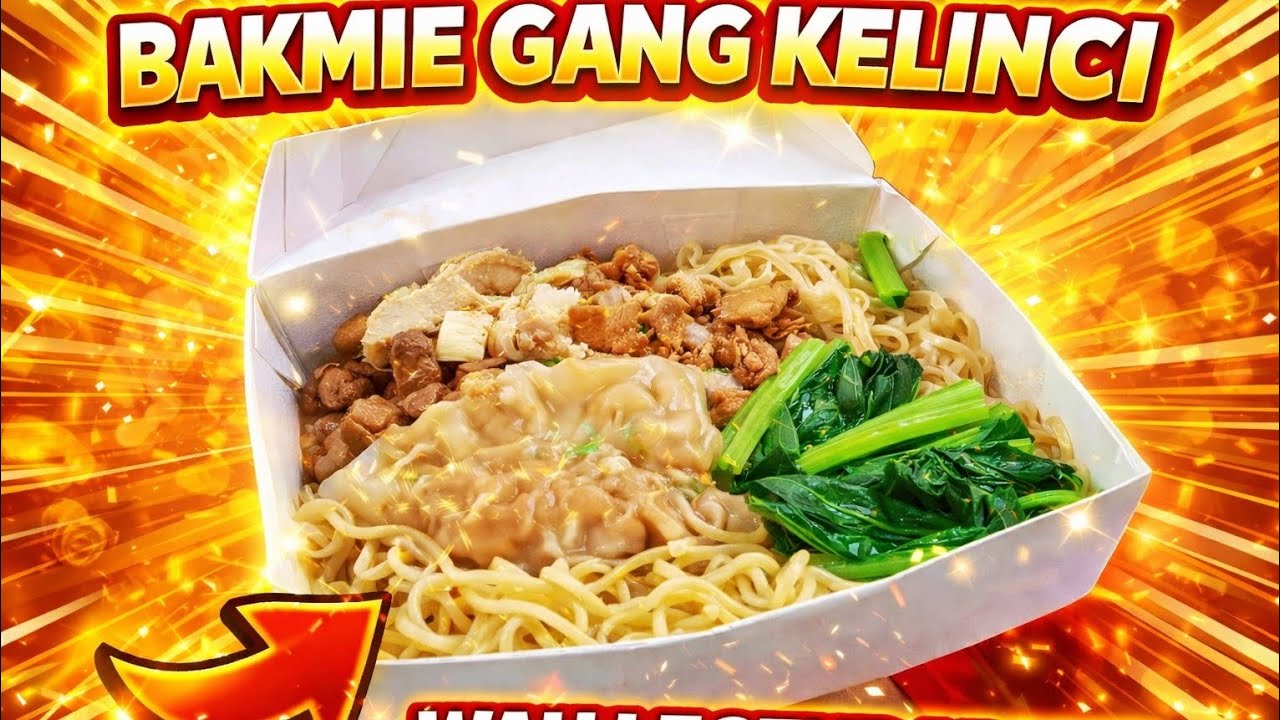 BAKMIE GANG KELINCI… SEKALI COBA LANGSUNG PAHAM KENAPA LEGENDARIS 🤯🍜 #mukbang #foodvlogger #food 