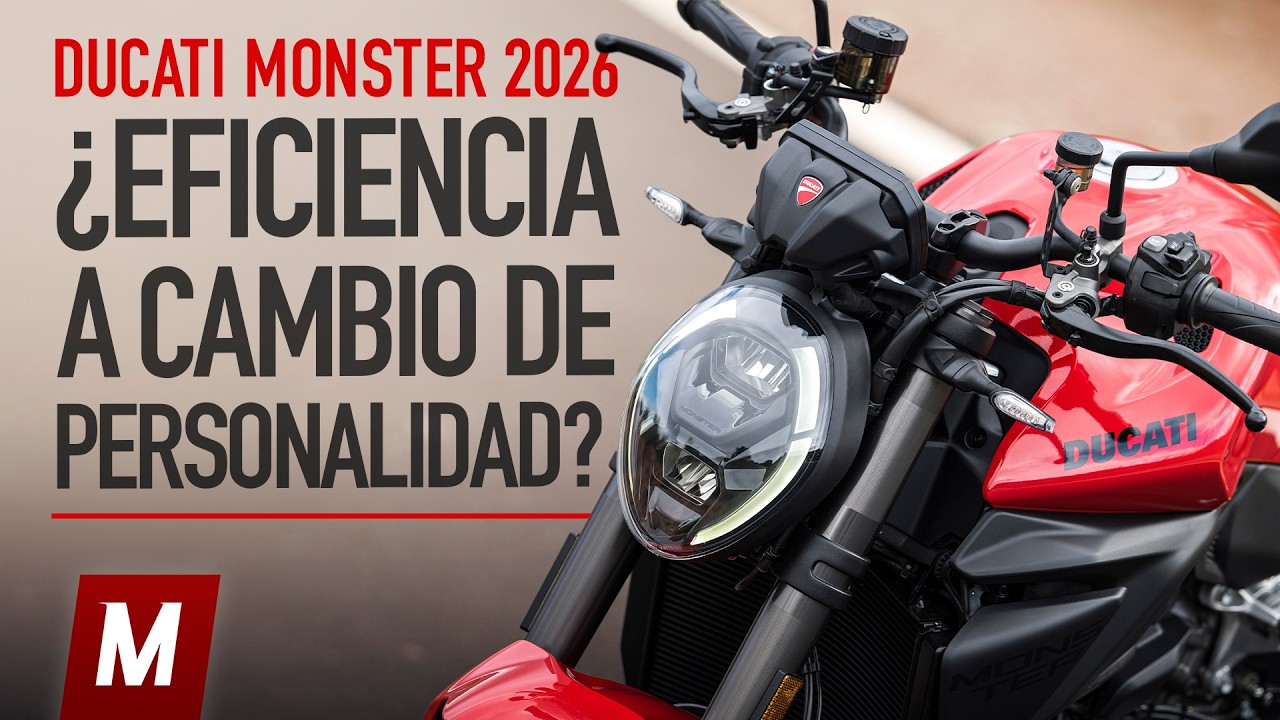 Ducati MONSTER 2026 👉 Pierde esencia pero... ¿gana en todo lo demás?