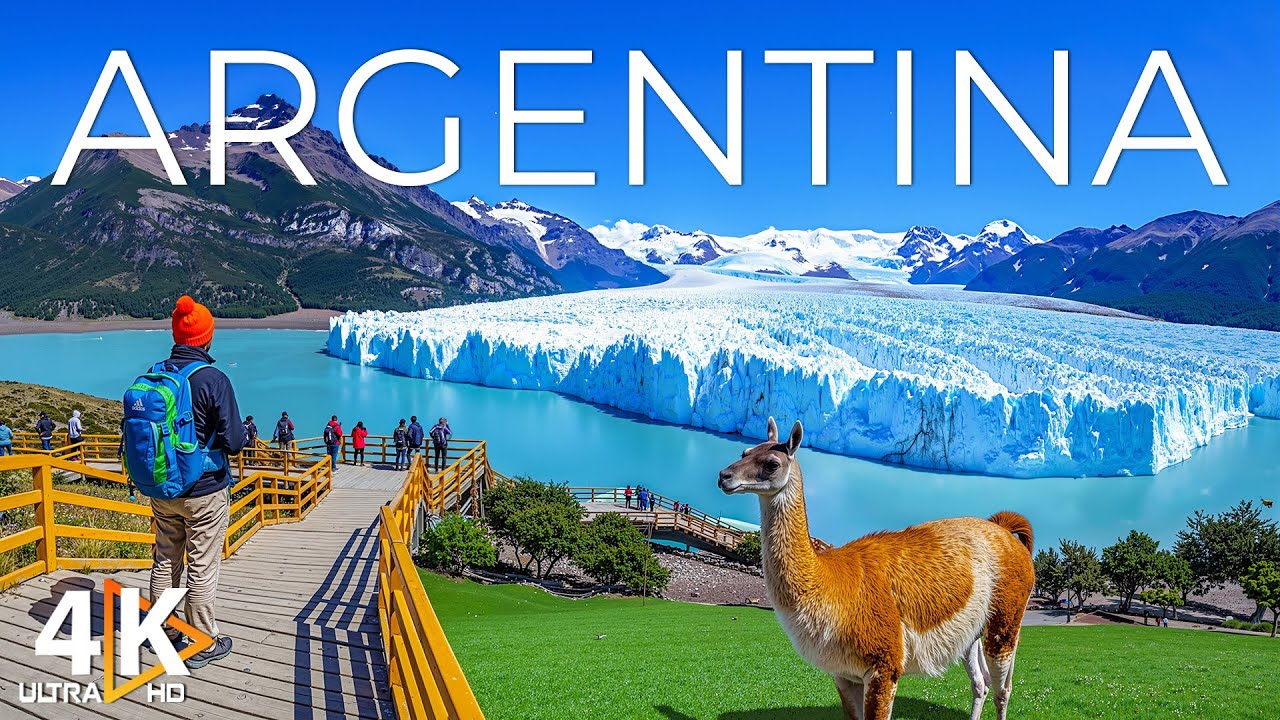 Argentina 4K | Exploring Argentina’s Natural Beauty – Glaciers, Waterfalls & Deserts