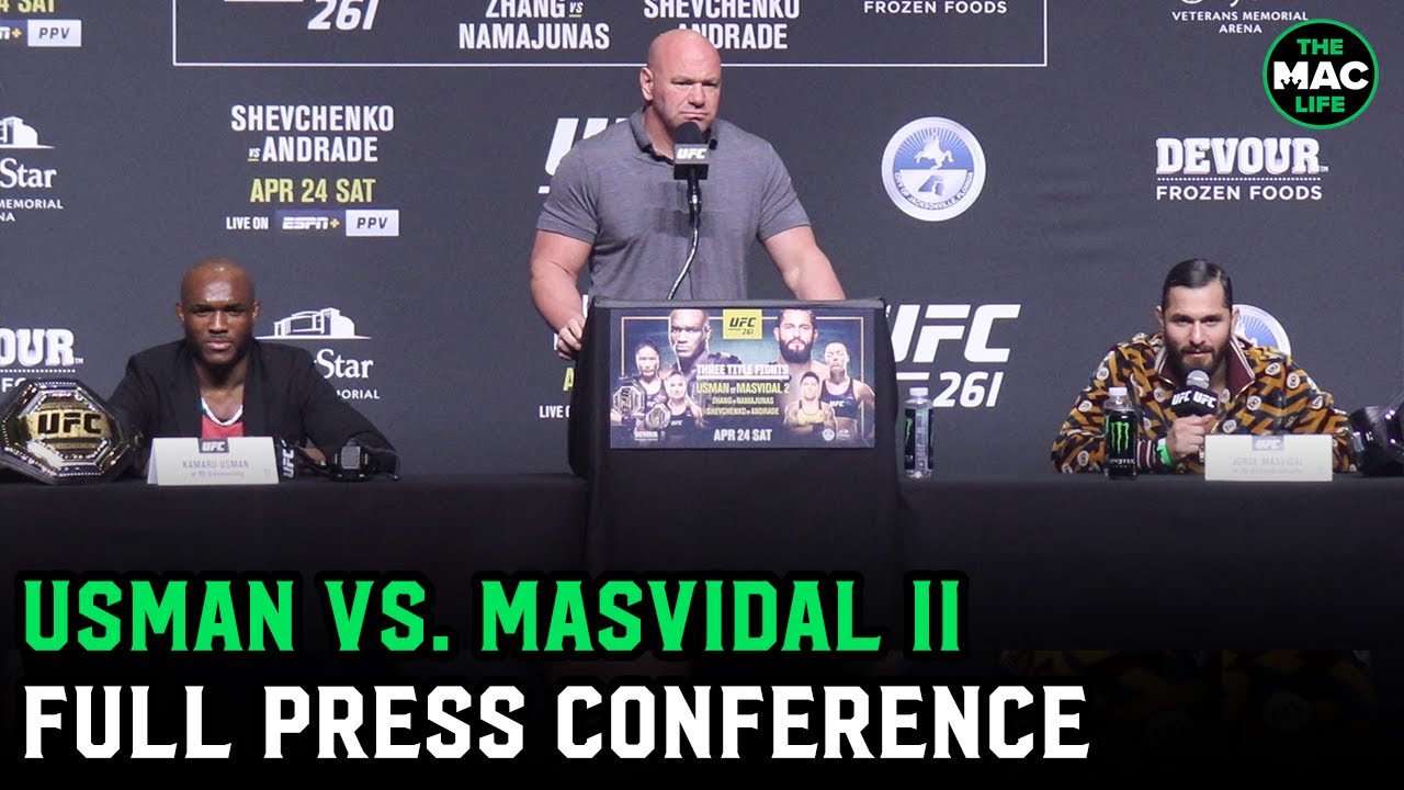 UFC 261: Kamaru Usman vs. Jorge Masvidal 2 | Full Press Conference