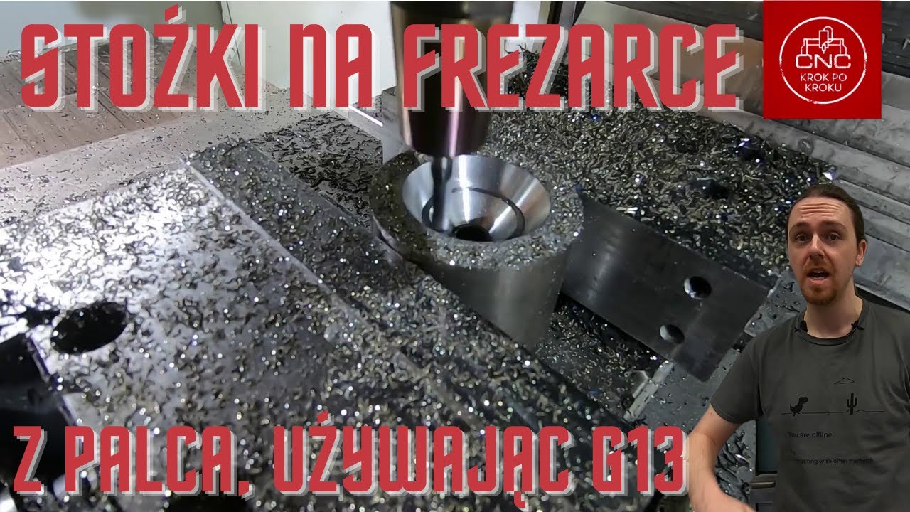 Frezowanie kieszeni okrągłych/otworów/stożków za pomocą G13 na frezarce Haas. Prościej się nie da!