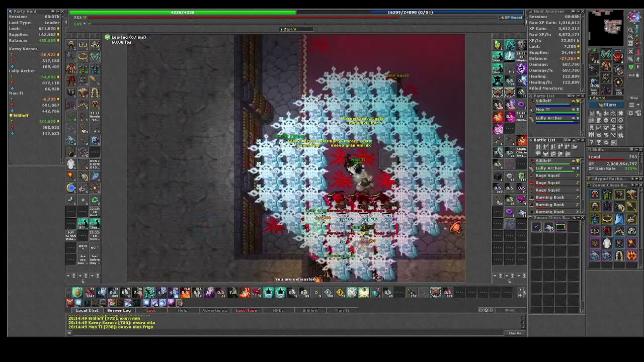 Fire Library- 750 MS Full TH 7.8kk/h raw 28kk/h 375%