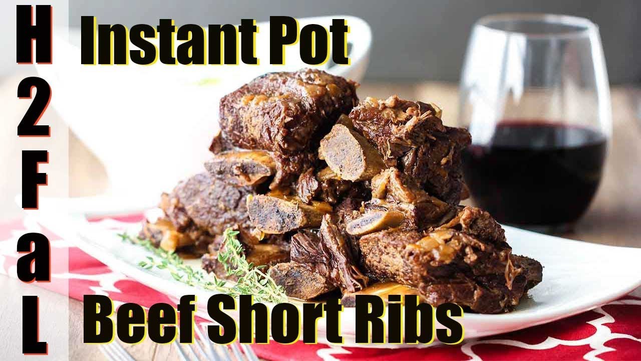 Instant Pot | AMAZING BEEF SHORT RIBS | How to Feed a Loon