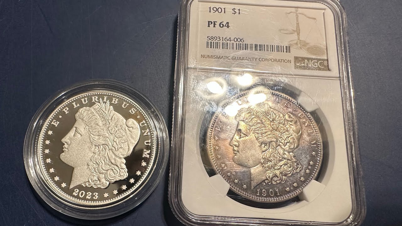 Comparing the 2023 Morgan Proof Dollar to an Original Proof Morgan Dollar! Which one is Better!?