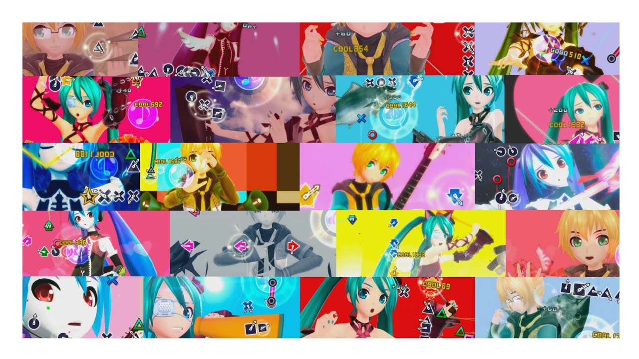 Kairiki Bear 20 Song Medley | Project Diva F2nd Edit [ENG/JP 10★ PERFECT]