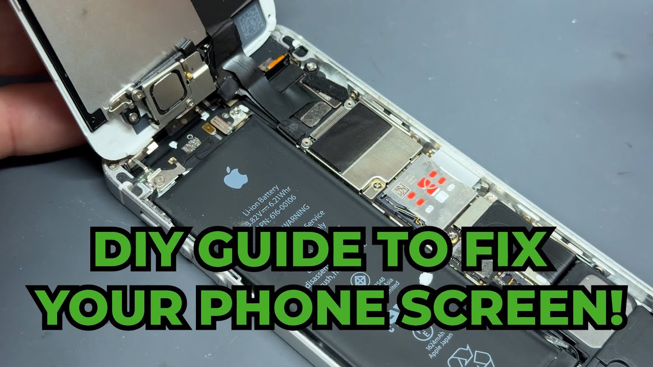 iPhone SE (2016) Screen Replacement Tutorial - DIY Guide To Fix Your Broken Phone Screen!
