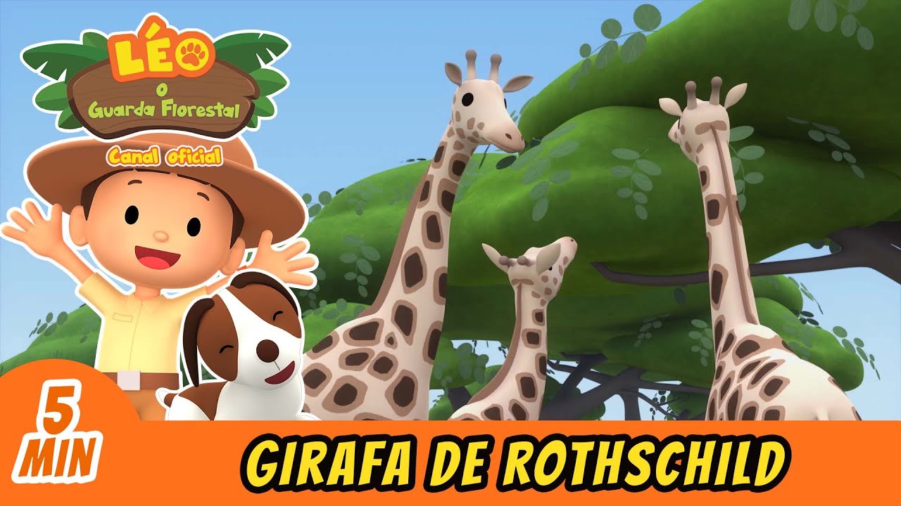Girafa De Rothschild | Leo, O Guarda Florestal | Minisode | Animação