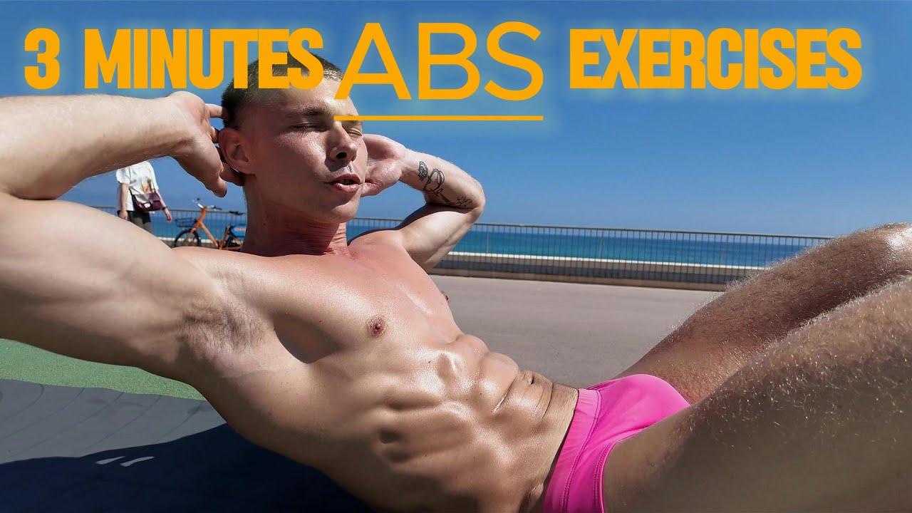 3-Minute INTENSE Ab Workout (No Equipment) | Get Ripped FAST!