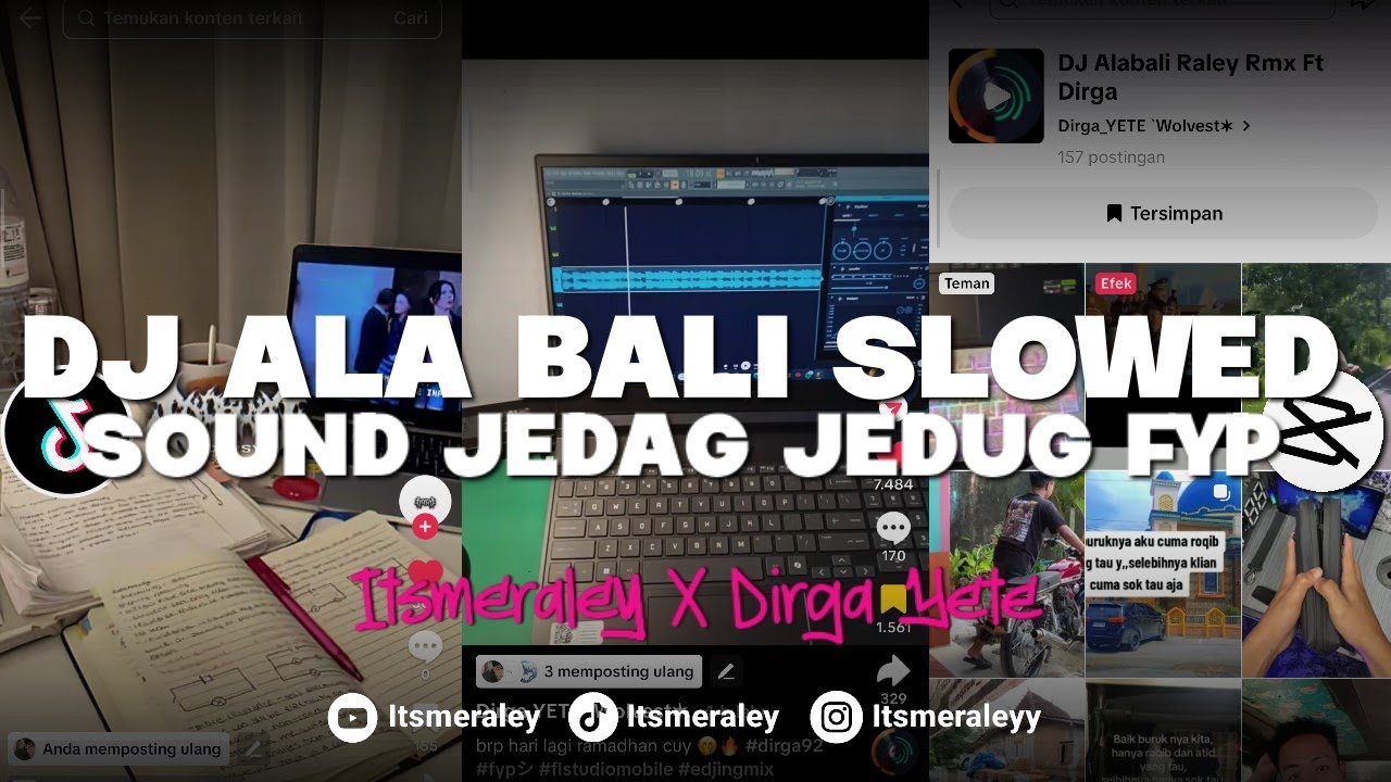 DJ ALA BALI SLOWED  FYP TIKTOK SOUND @dirga_yete92 JEDAG JEDUG MENGKANE BIKIN KEPALA GELENG GELENG🗿