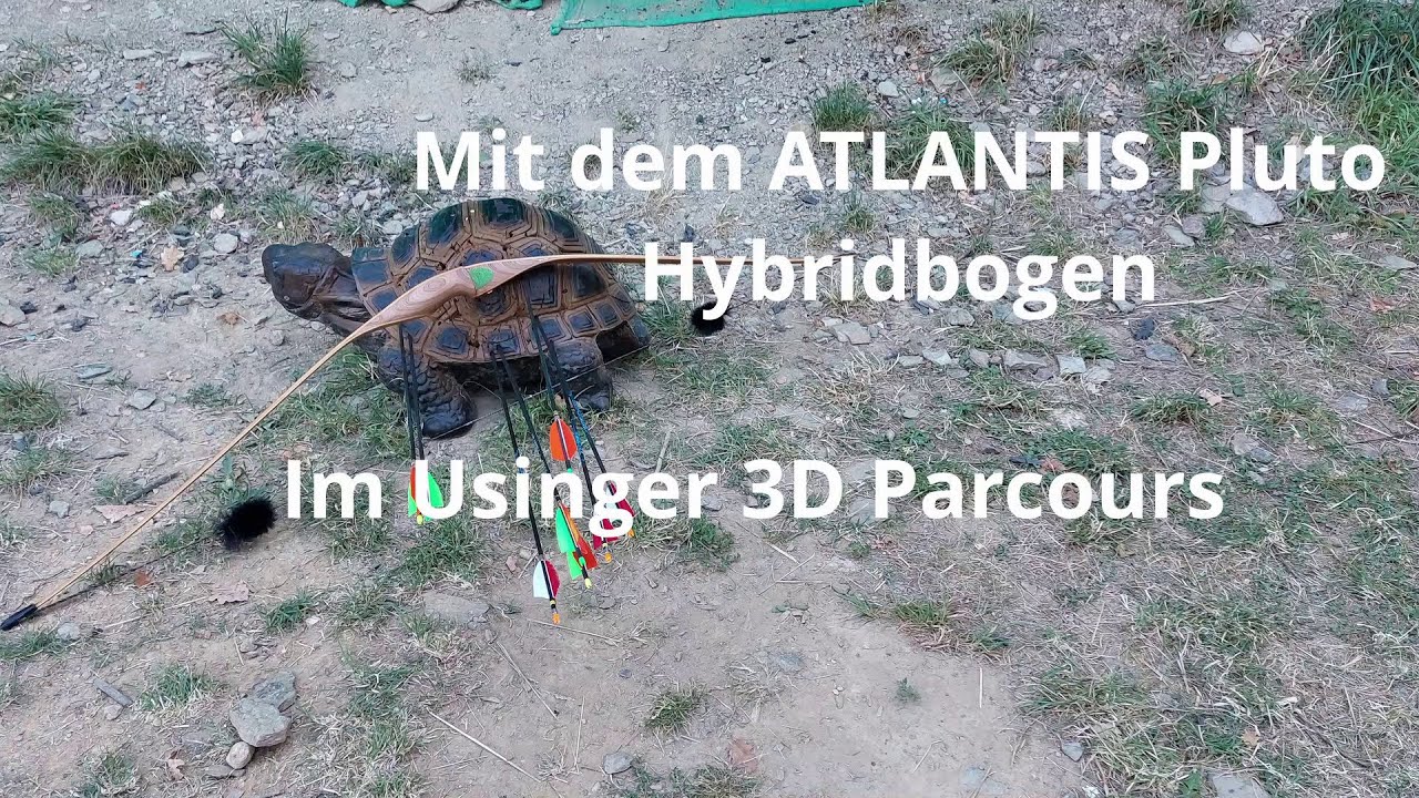Auf dem Usinger 3D Parcours mit dem ATLANTIS Pluto Hybridbogen