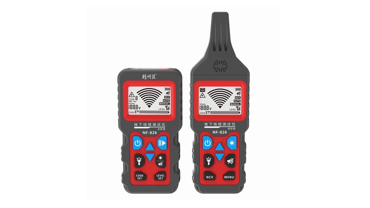 NF - 826 Underground & Inwall  Wire Locator| Max depth range 2m | Shorts