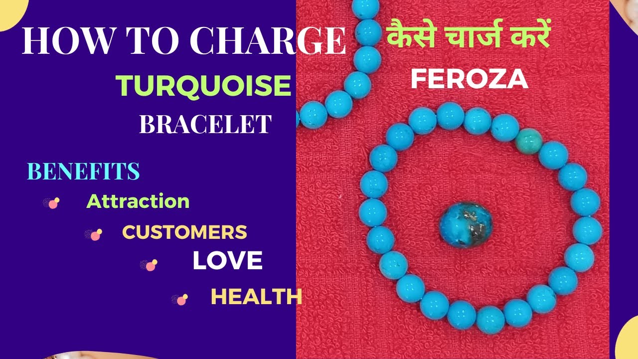 How To Charge TURQUOISE | FEROZA | Bracelet #crystals #ferozastone #numerology #love #attraction