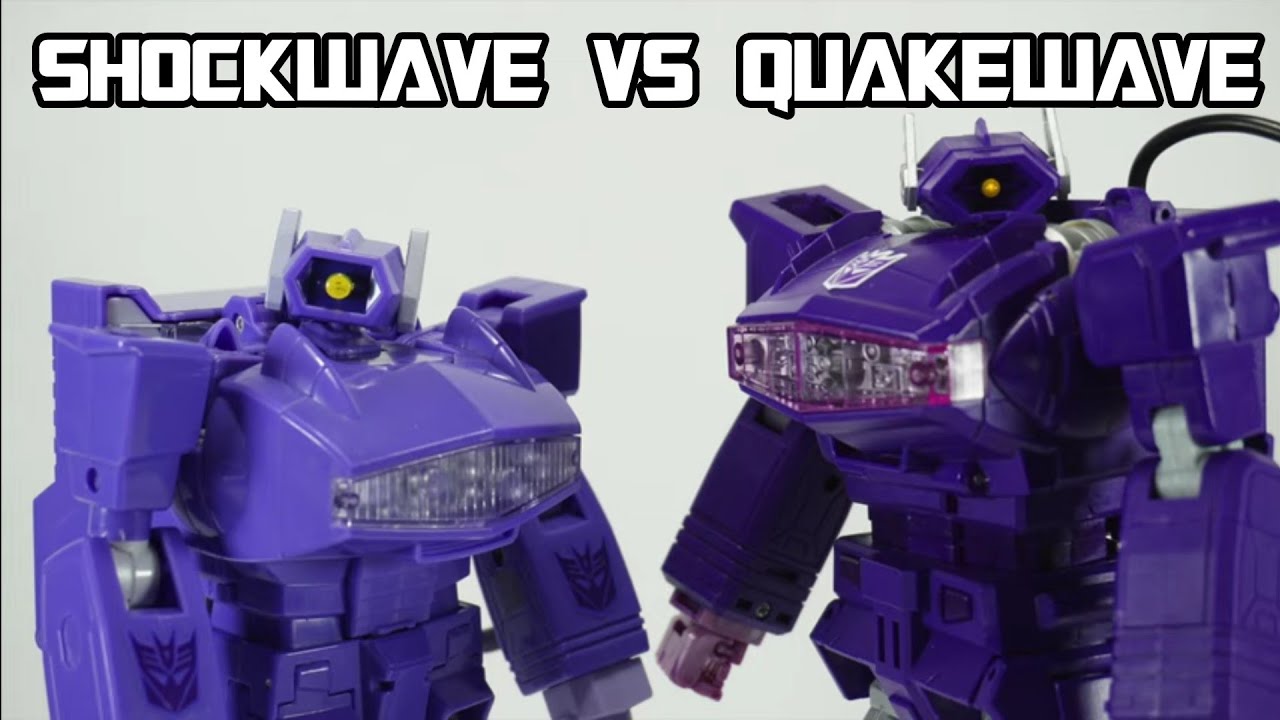Comparison: Takara Tomy MP-29 Shockwave VS FansToys FT-03 Quakewave