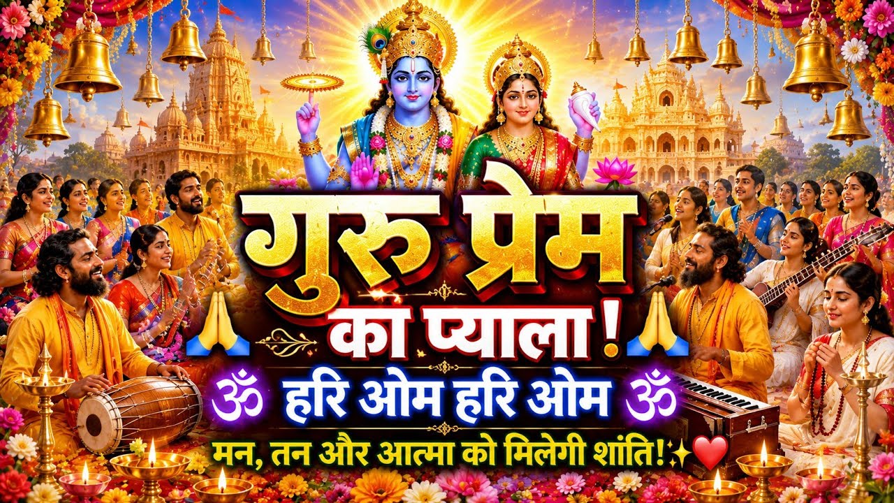 गुरु प्रेम का प्याला | हरि ओम हरि ओम | आत्मा को छू लेने वाला भावपूर्ण सत्संग भजन  2026 l