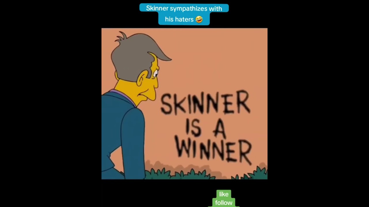 Skinner is a winner 🥇