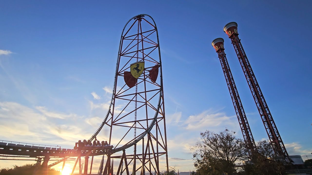 🇪🇸 PortAventuraWorld • Ferrari Land & Red Force #Ferrari #PortAventura #Tarragone #Catalogne #2024