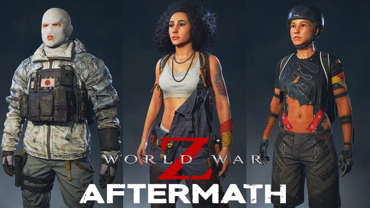 World War Z: Aftermath - All New Characters Outfits [No Commentary]