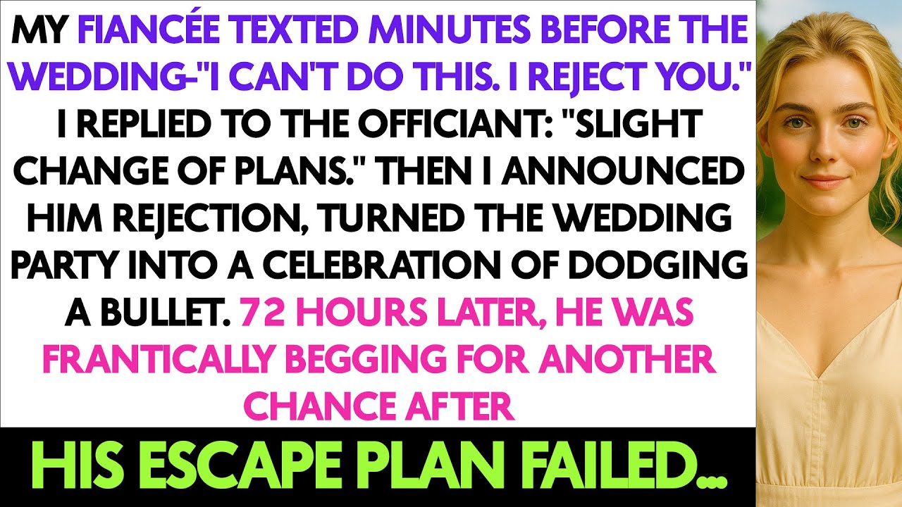 My Fiancée Texted Minutes Before The Wedding-