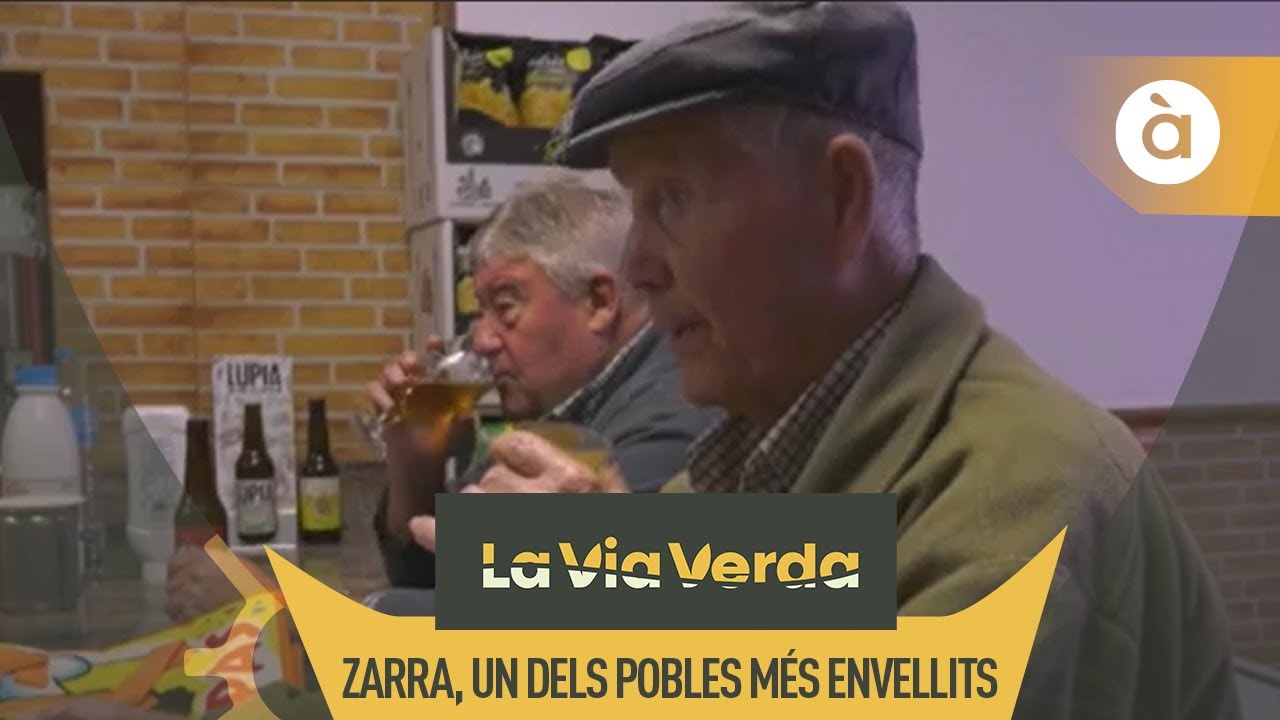 Zarra, a la Vall de Cofrents, un dels pobles més envellits de la #ComunitatValenciana - La via verda