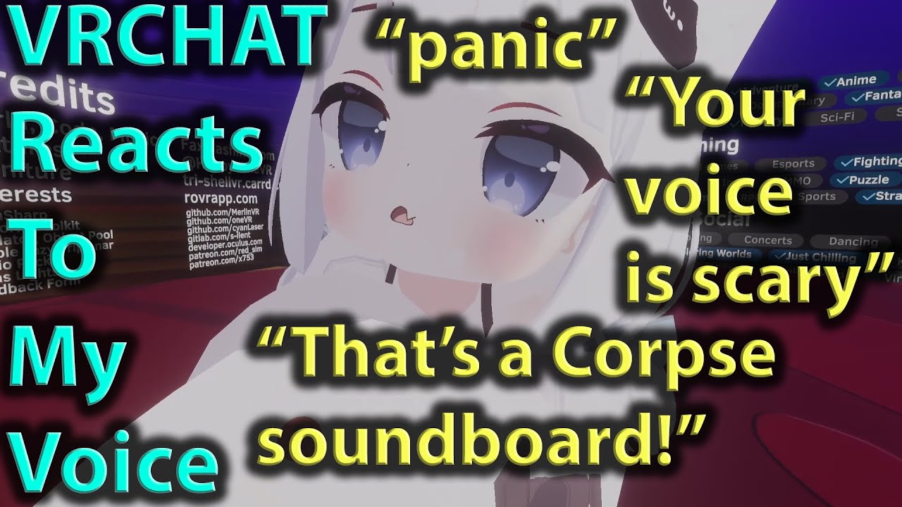 VRchat Reacts To My Voice