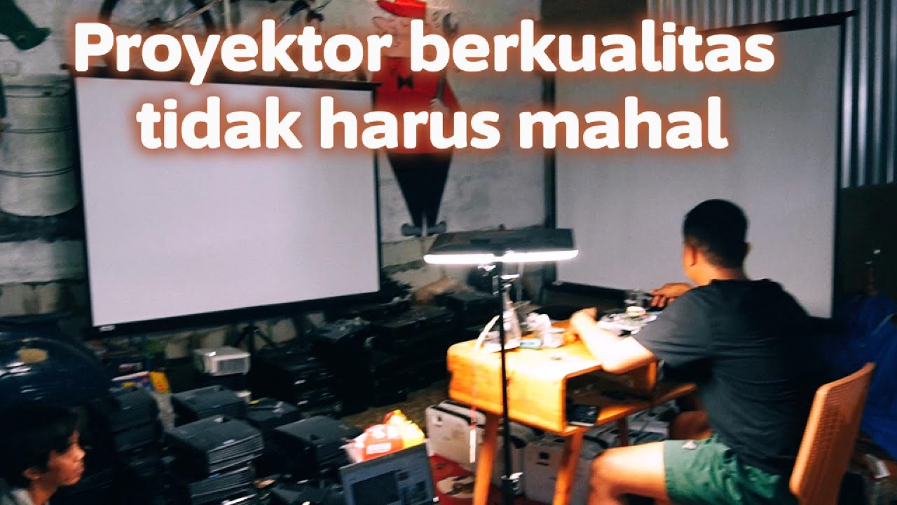Projector second harga murah stok ribuan unit