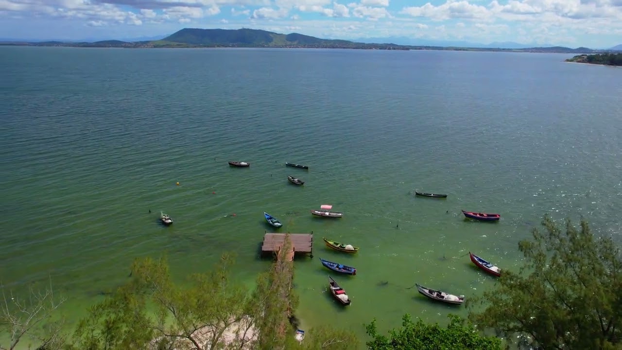 São Pedro da Aldeia - RJ - Brasil - Da Praia da Baleia ate a Praia do Sudoeste - Visto de cima