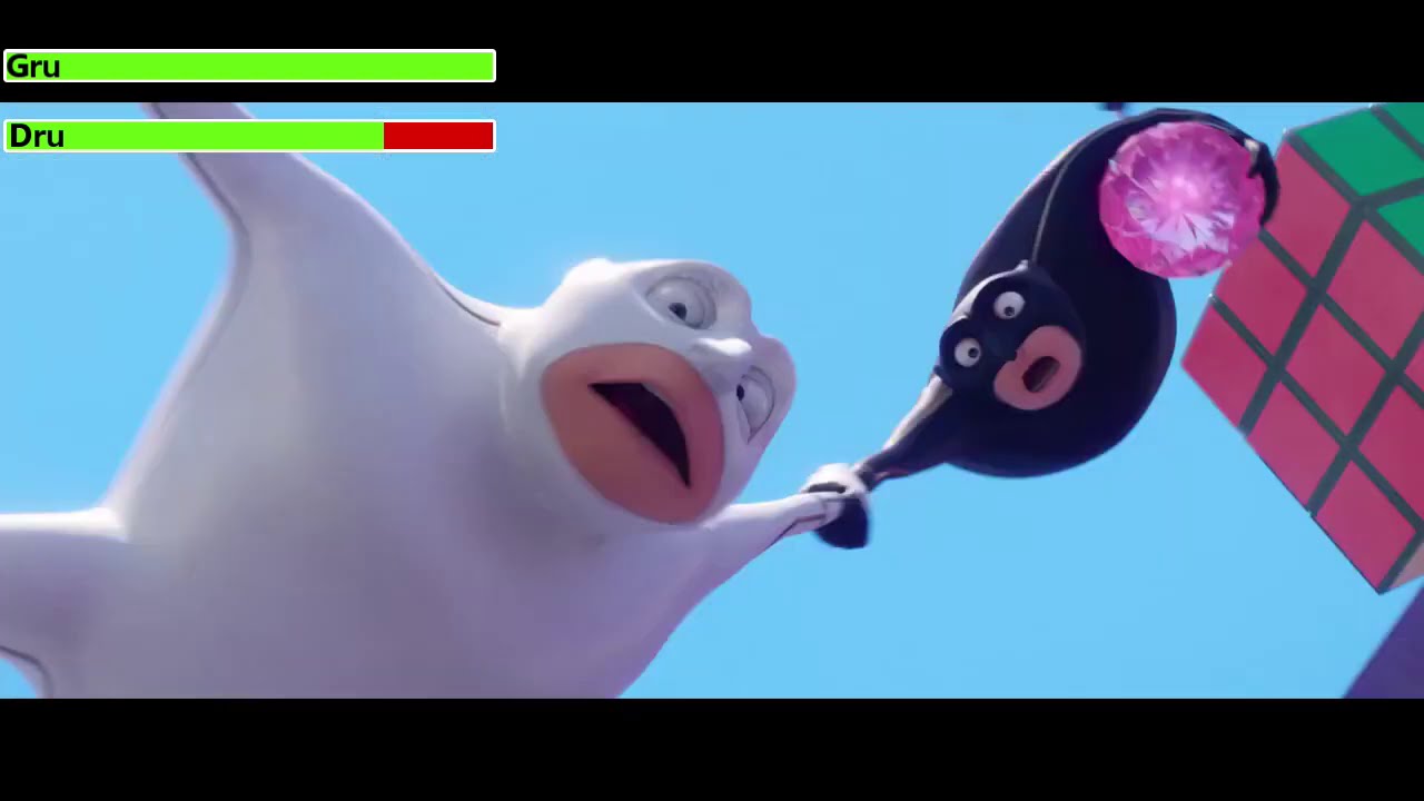 Despicable Me 3 (2017) Stealing the Diamond Scene with healthbars