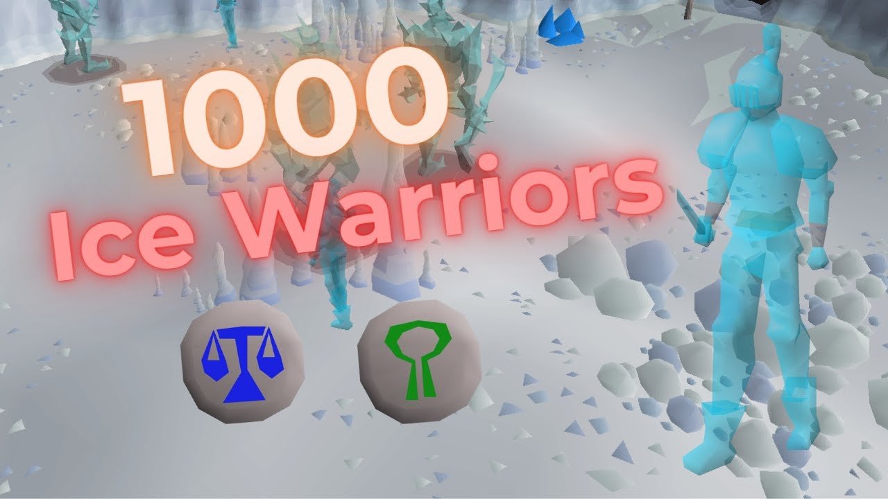 Loot from 1000 Ice Warriors - 2004scape/lostcity