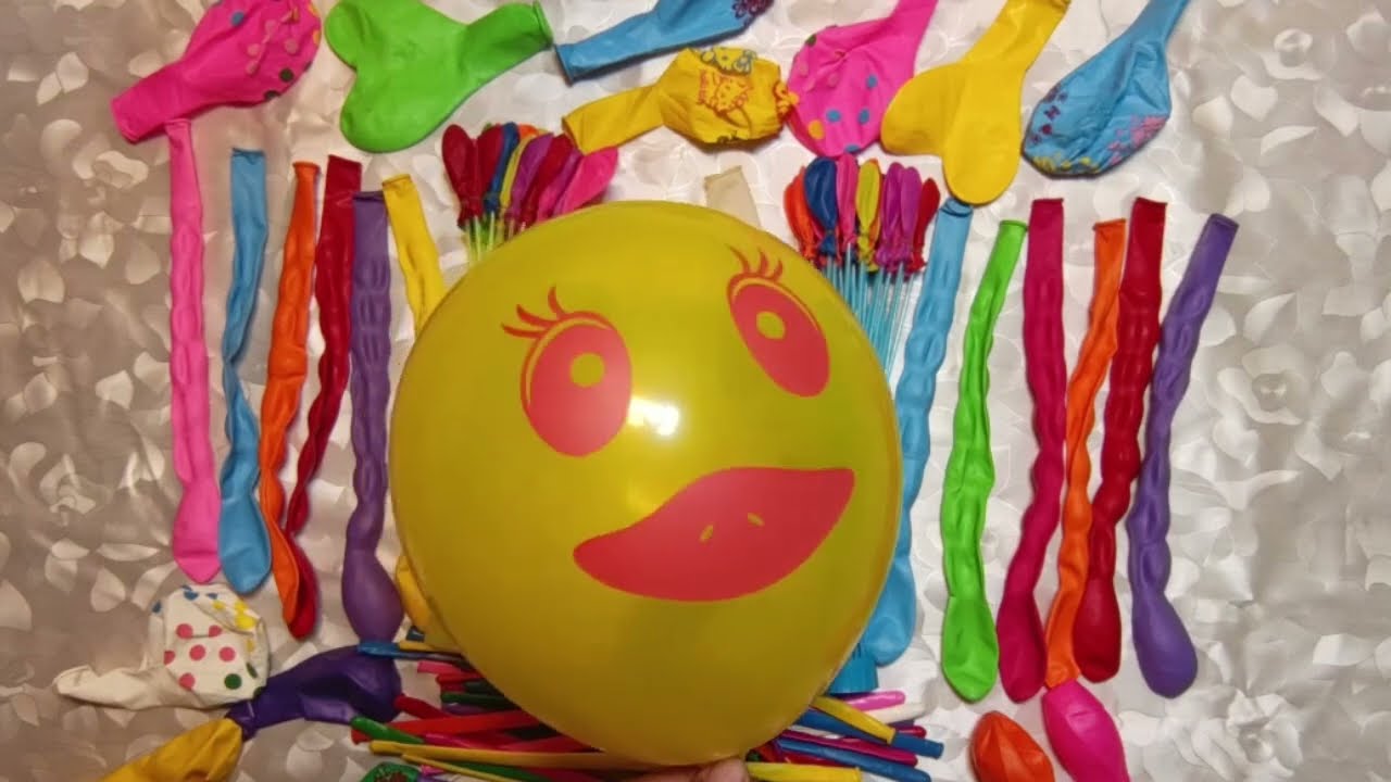 ASMR Colorful Balloon Popping 🎈 Super Satisfying Relaxing Sounds